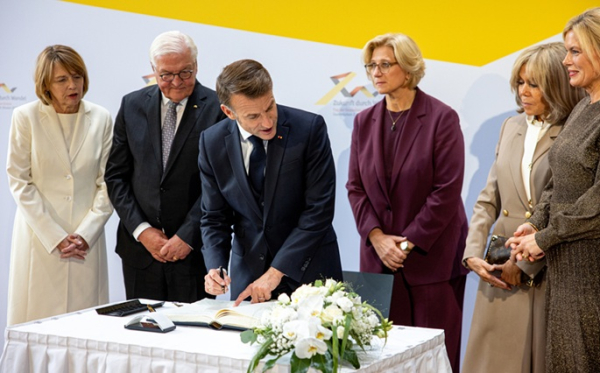 Macron warns of threats to democracy in German Unity Day speech Macron warns of threats to democracy in German Unity Day speech